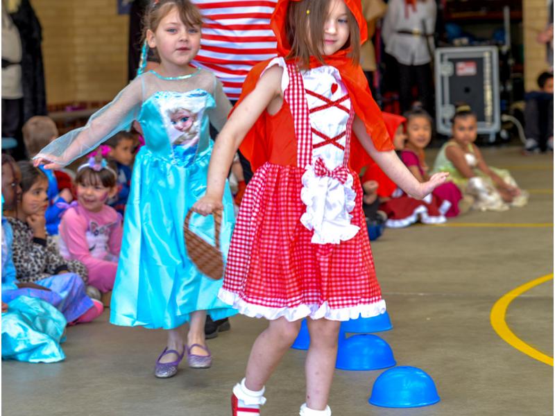 Students in Book Character Dress